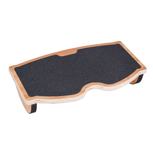 Rocking Non-Slip Wood Balance Board, Under Desk Comfort Foot Rest For Home And Office