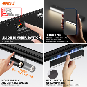 Nuova Tendenza: Faretti LED Moderni 3CCT con Sistema Magnetico Professionale Tuya Smart, <span class=keywords><strong>Illuminazione</strong></span> Lineare da 48V per Installazione a Superficie o Incasso - Product Image 3