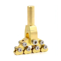 Tête de presse à frettes de guitare à rayon variable auto-adaptative pour la réparation et la fabrication de guitares acoustiques, électriques et classiques
