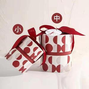 <span class=keywords><strong>Polka</strong></span> <span class=keywords><strong>Dot</strong></span> <span class=keywords><strong>Red</strong></span> Wedding Kẹo hộp vòm trở lại với Túi Quà Tặng Tay Lật Top Hand Hộp quà tặng - Product Image 2