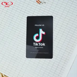 사용자 정의 액세스 제어 QR 코드 페이스 북에서 비즈니스를위한 탭 카드 TikTok Ins 검토 NFC 호환 구글 RFID