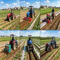 Traktor Mini Crawler 30HP Kompak dengan Pisau Dozer