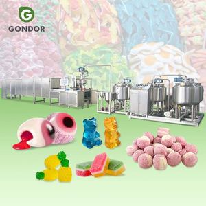 Línea de Producción de Caramelos Duros y Blandos Totalmente Automatizada para la Elaboración de Piruletas y Caramelos de Gelatina de Frutas a Pequeña Escala - Product Image 1