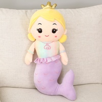 Boneka Putri Duyung Mia, Mainan Boneka Plush, Hadiah Anak Perempuan, Isi Kapas PP