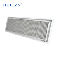 Diffuseur d'air carré en aluminium, grille de retour d'air en nid d'abeille, grille de ventilation de plafond avec filet en aluminium
