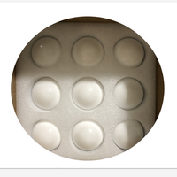 31.75mm 42PCS/KG PUTIH POM ACETAL DELRIN RESIN PLASTIK BOLA BEARING YANG DIBENTUK DENGAN INJEKSI