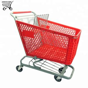 Kruidenier Duitse Stijl Duurzaam Plastic Supermarkt Winkelen Trolley - Product Image 2