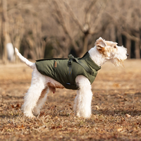 Veste d'hiver imperméable pour chien avec harnais, vêtements rembourrés réfléchissants pour animaux de compagnie, gilet chaud pour l'extérieur pour Labrador Shiba Inu B2B