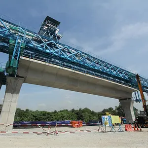 Diskon 1000Ton Span dengan metode peluncuran peluncur Girder Gantry Bridge untuk dijual