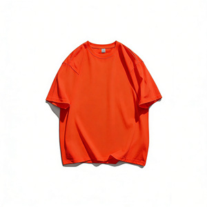 <b>Men</b> Heavyweight 100% Cotton Knitted T <b>Shirt</b> Custom Embroidery Oversized Short Sleeve Casual Loose Fit Eco-Friendly Tops - Product Image 2