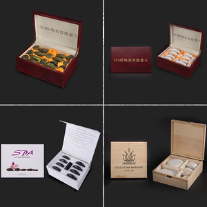 16 PIÈCES <span class=keywords><strong>Massage</strong></span> aux <span class=keywords><strong>Pierres</strong></span> <span class=keywords><strong>Chaudes</strong></span> Kit pour Professionnel de Thérapie de <span class=keywords><strong>Massage</strong></span> <span class=keywords><strong>Pierres</strong></span> avec Pondéré Retenant La Chaleur des <span class=keywords><strong>Pierres</strong></span> de Basalte Variété Tailles - Product Image 6