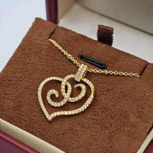 UM Jewelry ขายส่ง จี้เงินแท้ 925 ประดับเพชรซิคอน ชุบทอง เหมาะสำหรับทุกเพศ/ผู้ชาย/ผู้หญิง ใช้ได้ทุกวัน ของขวัญวันครบรอบ ของขวัญสำหรับงานปาร์ตี้ - Product Image 4