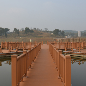 WPC tubo cuadrado hueco edificio partición decoración <span class=keywords><strong>madera</strong></span> plástico compuesto barandilla <span class=keywords><strong>madera</strong></span> WPC poste tubo pérgola usada - Product Image 4