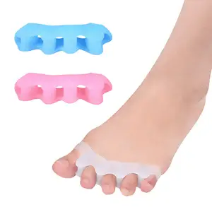 Separatori per dita e dita dei piedi separatori per dita dei piedi in Silicone morbido per alleviare il dolore e lo Stretching dell'alluce valgo