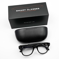 SANVNET 2026 GS5 MAX Lunettes Vidéo Intelligentes avec Traduction IA, Lunettes de Soleil Intelligentes, Enregistrement POV, Étui de Recharge 3600mAh