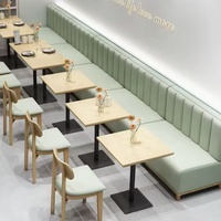 Ensemble table et chaises de restaurant moderne le plus vendu pour les lieux commerciaux, fabriqué en contreplaqué de haute qualité, écologique et durable