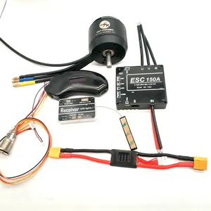 6355 190KV bldc motors vesc v6 controller dan oled date-read pengendali jarak jauh untuk skateboard elektrik