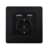 Interruptor de Pared de Palanca de Latón Negro Mate, Estilo Vintage, Estándar del Reino Unido, Nuevo Modelo 2026