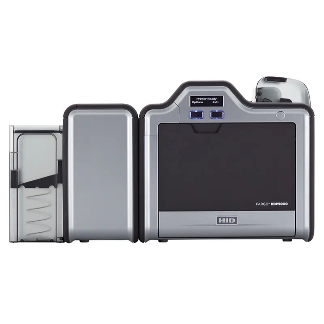 o HDP5000 Business Card Printer Machine Single and Dual Dide Thermal ID Card Printer
