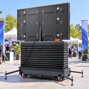 จอแสดงผล LED แบบเคลื่อนที่ P3 สำหรับใช้งานกลางแจ้ง ป้ายดิจิทัลแบบพกพาและนำกลับมาใช้ใหม่ได้ เหมาะสำหรับงานโรดโชว์กลางแจ้ง ให้เช่าหน้าจอ LED สำหรับโฆษณาเคลื่อนที่ - Product Image 5