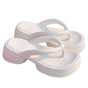XIXITIAO personalizado interior moda nube sólida verano <span class=keywords><strong>piscina</strong></span> playa deslizamiento zapatilla chanclas oro rosa - Product Image 1