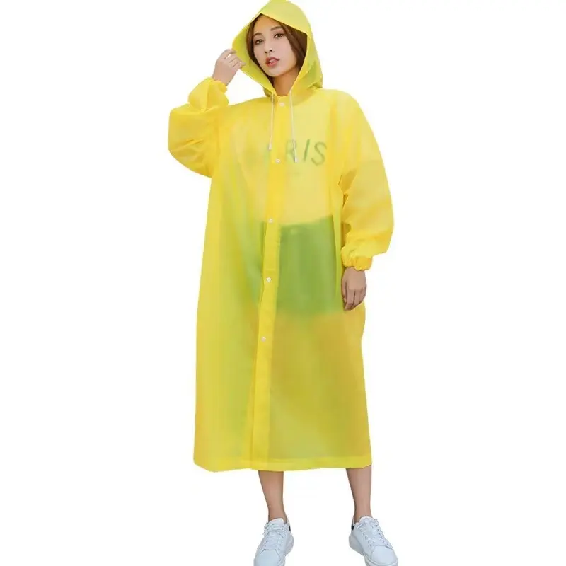 Alta qualidade esportes Eva reutilizáveis Rain Coat Jacket Poncho Raincoat