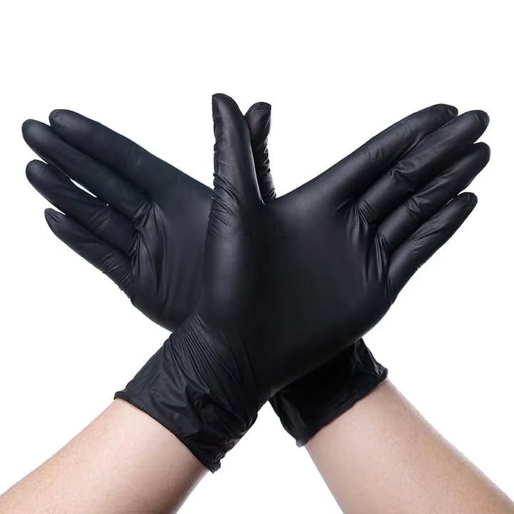 Titanfine Nitrile Rubber Gloves Blue Disposable