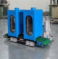 Machine à débavurer, brosser et rectifier les plaques en aluminium pour tôles métalliques