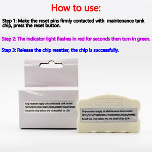 T3661 T6716 T04D1 Chip Resetter Reset Maintenance Ink Box Chip Chip pour <span class=keywords><strong>Epson</strong></span> L6168 L6178 L6198 L6170 L6190 L6191 L6171 <span class=keywords><strong>XP</strong></span> 8500 <span class=keywords><strong>8600</strong></span> - Product Image 6