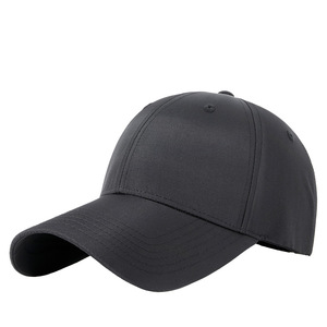 หมวกเบสบอลป้องกันแสงแดดแห้งเร็วสำหรับผู้ชาย ไนลอน ระบายอากาศได้ กันน้ำ หมวกกลางแจ้ง สีทึบ สีดำ สีเทาเข้ม สีน้ำเงินเข้ม สีอ่อน - Product Image 1