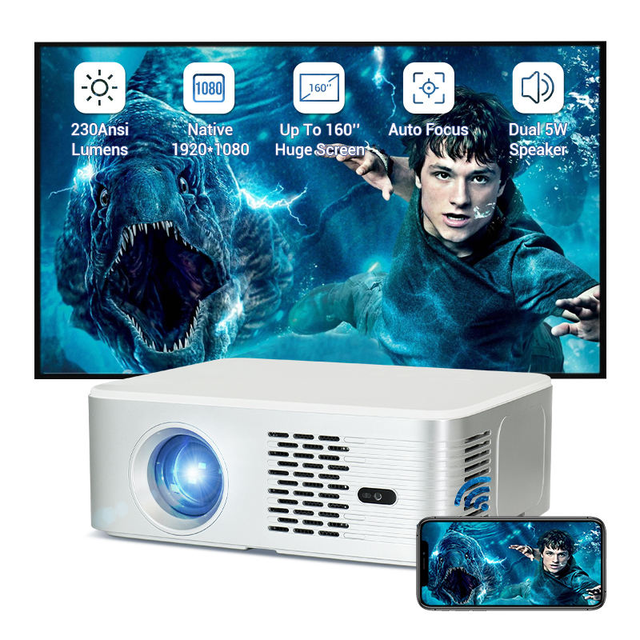 1080P Full HD 4K Smart Android Mini Portable Home Theater Laser Projector | OEM ODM