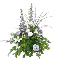 Nouvelles compositions florales vertes, arrangements floraux sur le thème de la forêt, décorations de mariage, fleurs artificielles style Monet, allée