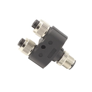 Connecteur étanche M12 Y Splitter 4 broches mâle femelle Aviation Socket pour champ d'alimentation Code filaire pour ligne de production - Product Image 5