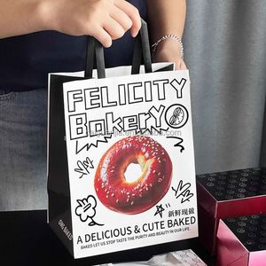 Eco-Friendly Custom Logo Printing Branded Fast Food Packaging Paper Bags Kraft Paper Bags for Food Takeaway - Product Image 1