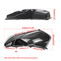 DANCARO capuchon de couvercle de filtre à Air de moto modifié couvercle de boîte à Air d'admission d'air pour HONDA PCX160 ADV160 VARIO160