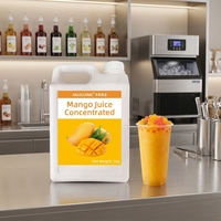 HENGZHI Fabrieksdirect 5KG Fruitstroop Concentraat Aangepaste Smaak Fruitconcentraat Sap voor Cateringbedrijven