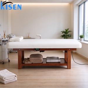 Cama de Tratamiento Eléctrica Profesional Kisen con Respaldo y Reposapiés Ajustables en Altura para Salón de Belleza, Spa, Clínica Médica - Product Image 5