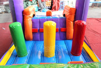 Parcours d'obstacles commercial extérieur, château gonflable, toboggan, combo de jeux gonflables, aire de jeux gonflable, parcours d'obstacles gonflable
