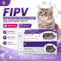 Tarjeta de Prueba Rápida de Anticuerpos FIPV para Gatos, Resultado Rápido, Kit de Diagnóstico Rápido de FIP Felina, Venta al Por Mayor de Fábrica