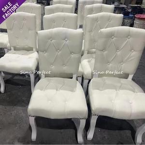 Chaises en bois personnalisées pour événements, tissu de mode, coussin, meubles en bois massif, fête, dîner, banquet, mariage - Product Image 1