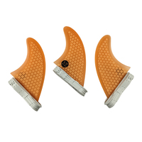 Ailerons de planche de surf en fibre de verre nid d'abeille double tab, couleur personnalisée
