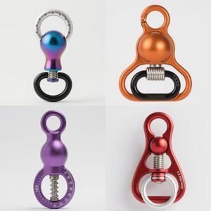 Mousqueton à rotateur à 360 degrés en aluminium personnalisé le plus sûr mousqueton triangulaire pivotant pour hamac de yoga - Product Image 2