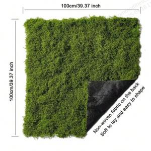 Plantes artificielles vertes mousse simulée et mousse verte bonsaï style fil micro paysage décoration mousse flocage - Product Image 5