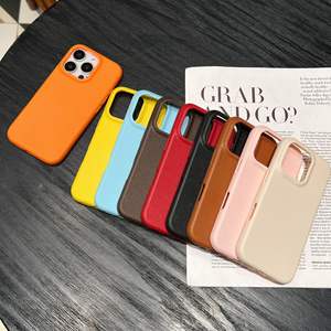 Nouvelle coque en cuir style Instagram pour iPhone 15 Pro Max, également compatible avec les modèles 16, 12 Pro et 14 (modèles souples) - Product Image 3
