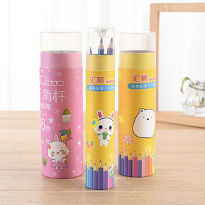 Lápices <span class=keywords><strong>de</strong></span> Colores en Tubo <span class=keywords><strong>de</strong></span> Papel Personalizados al por Mayor, Lápices <span class=keywords><strong>de</strong></span> Dibujo, Materiales <span class=keywords><strong>de</strong></span> Arte - Product Image 1