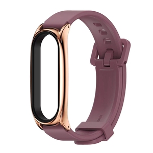 Bracelet de montre en silicone avec cadre métallique Mijobs Correa Plus pour Xiaomi Mi Band 3 4 5 6 7 - Product Image 6