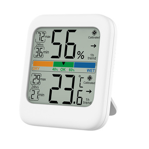 Termómetro e higrómetro digital para interiores T33A con pantalla facial cómoda, soporte, imán, colgante, simple, - Product Image 4