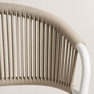 <span class=keywords><strong>Chaise</strong></span> de <span class=keywords><strong>bar</strong></span> haute d'extérieur moderne en aluminium et corde pour villa de luxe, terrasse, jardin, patio, ou <span class=keywords><strong>bar</strong></span>. - Product Image 3