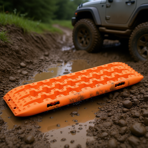 Tavole di recupero in nylon arancione (2 pz) 41,7x12x2,8 pollici per veicoli fuoristrada - Product Image 2