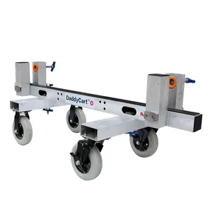 Raizi Tools - DaddyCart carrello per lastre a quattro ruote in lega di alluminio pieno utilizzato per il trasporto di lastre di pietra